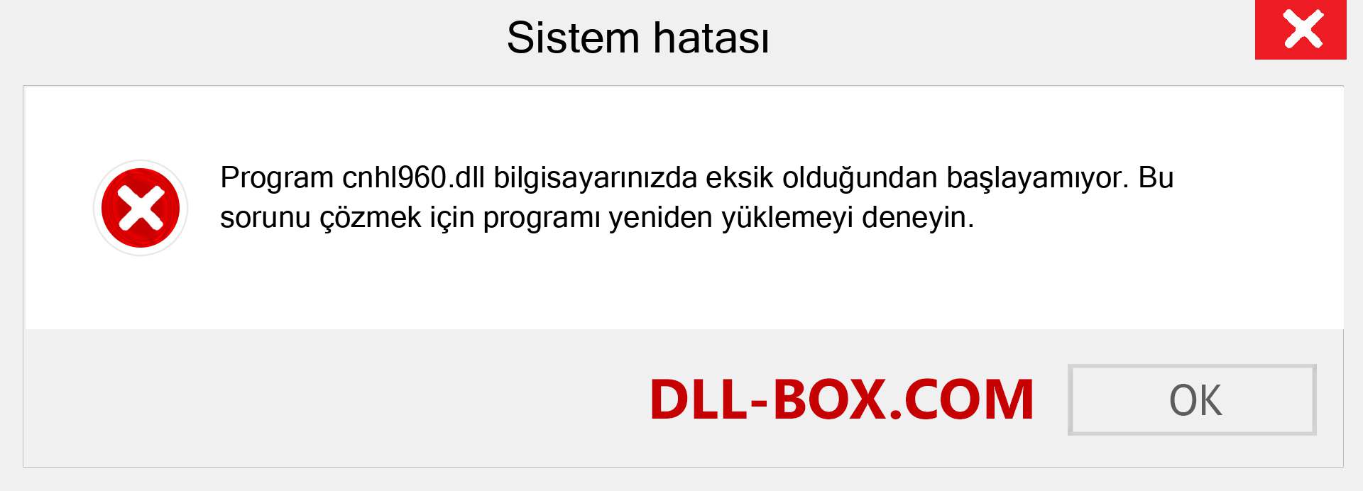 cnhl960.dll dosyası eksik mi? Windows 7, 8, 10 için İndirin - Windows'ta cnhl960 dll Eksik Hatasını Düzeltin, fotoğraflar, resimler